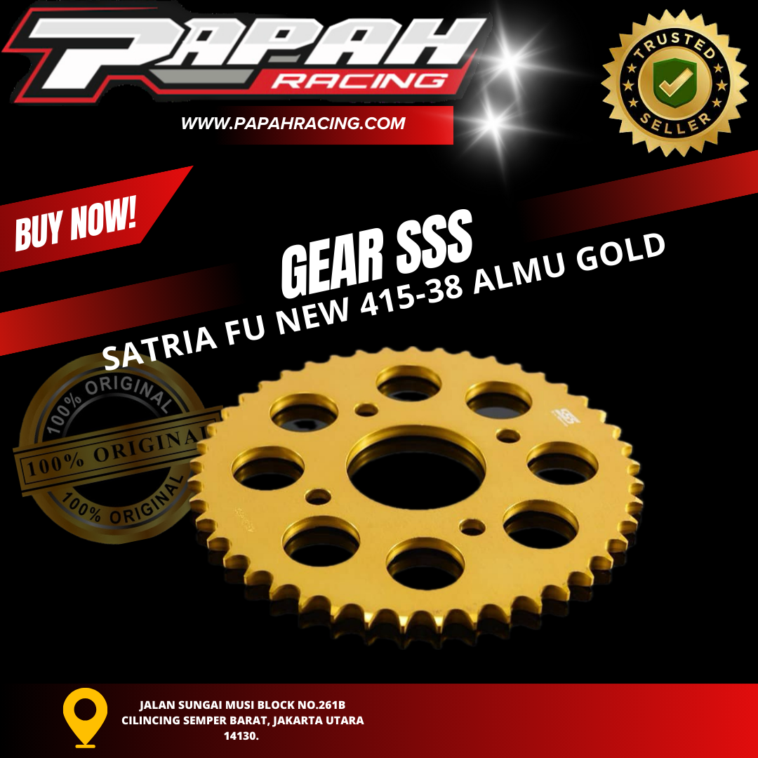 GEAR SSS SATRIA FU 415-38GOLD ALMU
